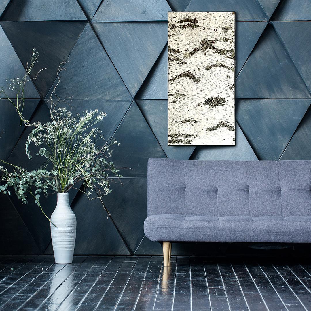 Birkenbild 48 x 98 cm